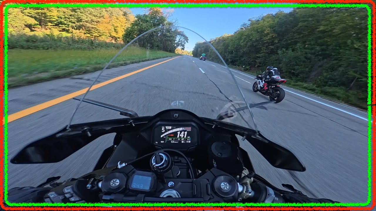 When you're minding your own business then another rider comes flying lol