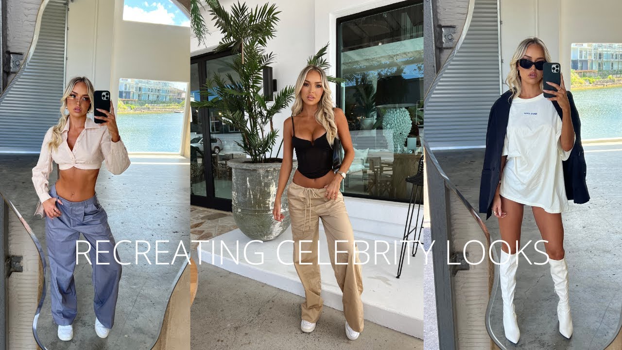 RECREATING CELEBRITY LOOKS with princess polly