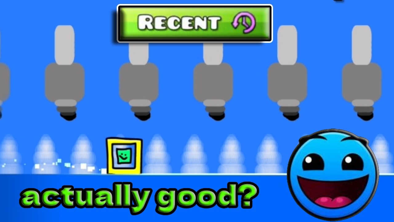 Playing The Recent Tab in Geomtry Dash