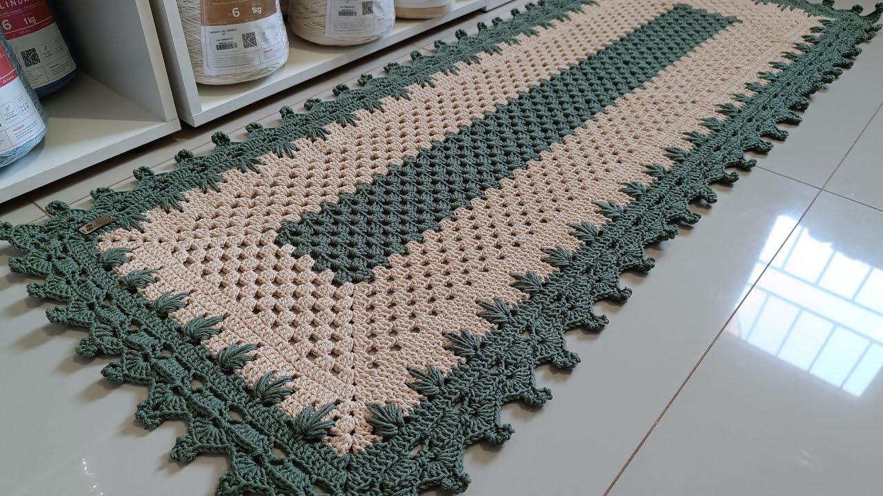 PASSADEIRA FOLHAGEM EM CROCHÊ FÁCIL DE FAZER PASSO A PASSO COMPLETO