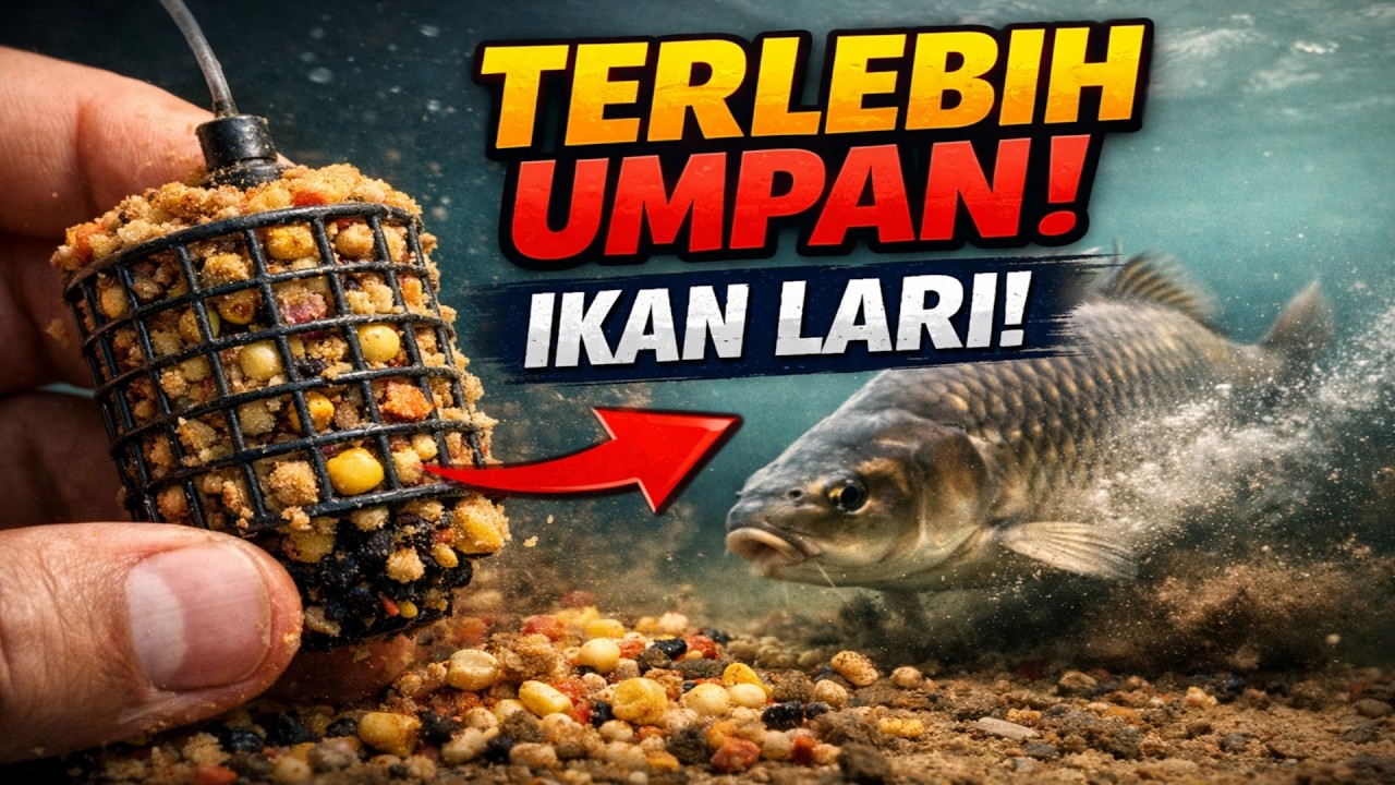 KORANG TABUR UMPAN, TAPI IKAN PULA LARI! Kenapa umpan korang sebenarnya MENGHALAU ikan mega? [Kesil