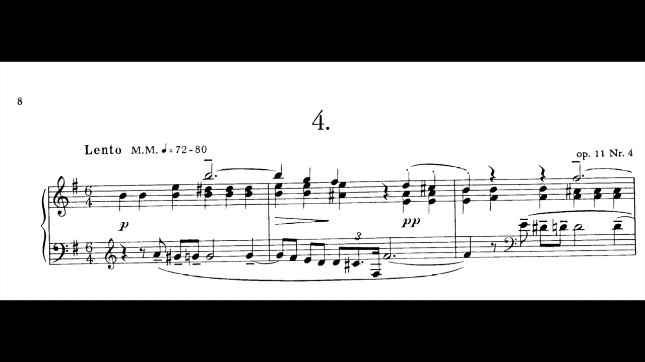 Scriabin op 11 N 4 - Audioscore
