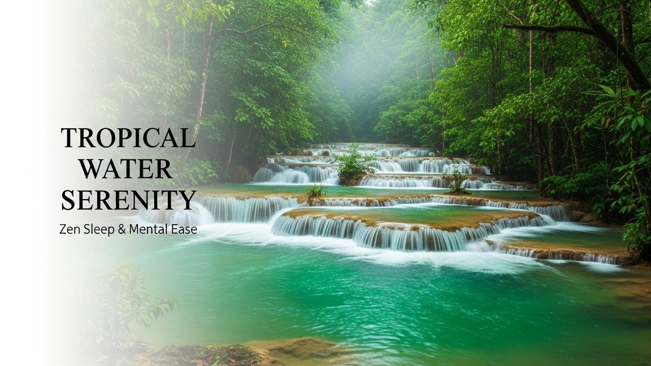 Healing Forest Ambience with Soothing Stream Flow for Study Meditation Inner Peace and Stress Relief