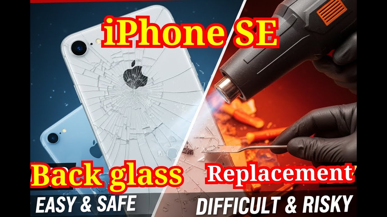 Cracked iPhone SE 2020 Back Glass Repair | Full Tutorial