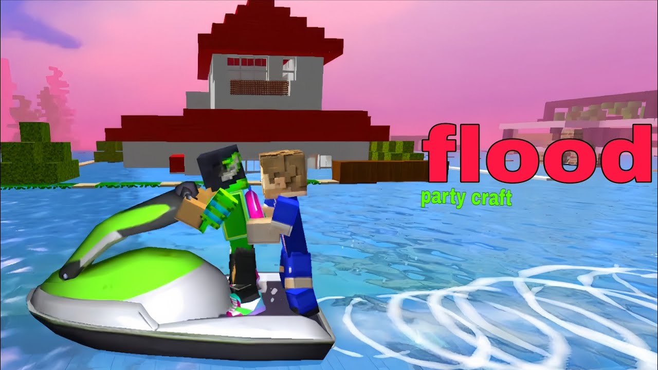 I survive this flood in school party craft city