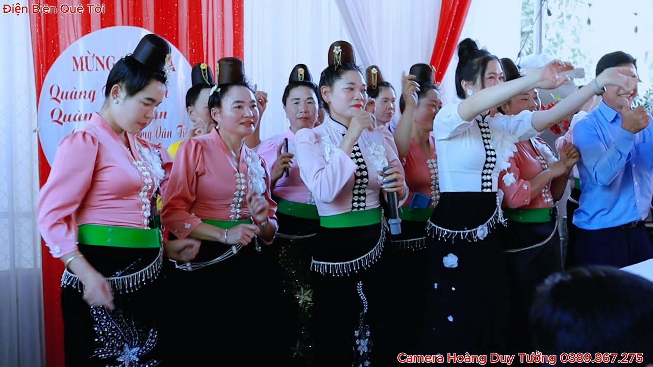 Nhảy nhiệt tình mừng Tân Gia Quàng Văn Toan & Quàng Thị San Bản Sam Măn Xã Na Son Điện Biên