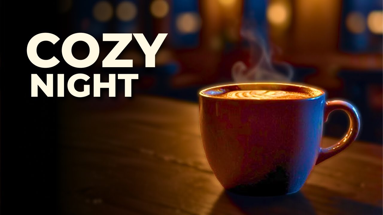 Midnight Café Jazz ☕ Smooth Jazz & Cozy Night Ambience for Focus, Work & Relax