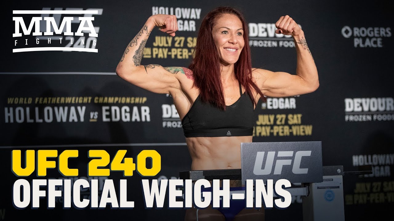 UFC 240 Official Weigh-in Highlights - MMA Fighting