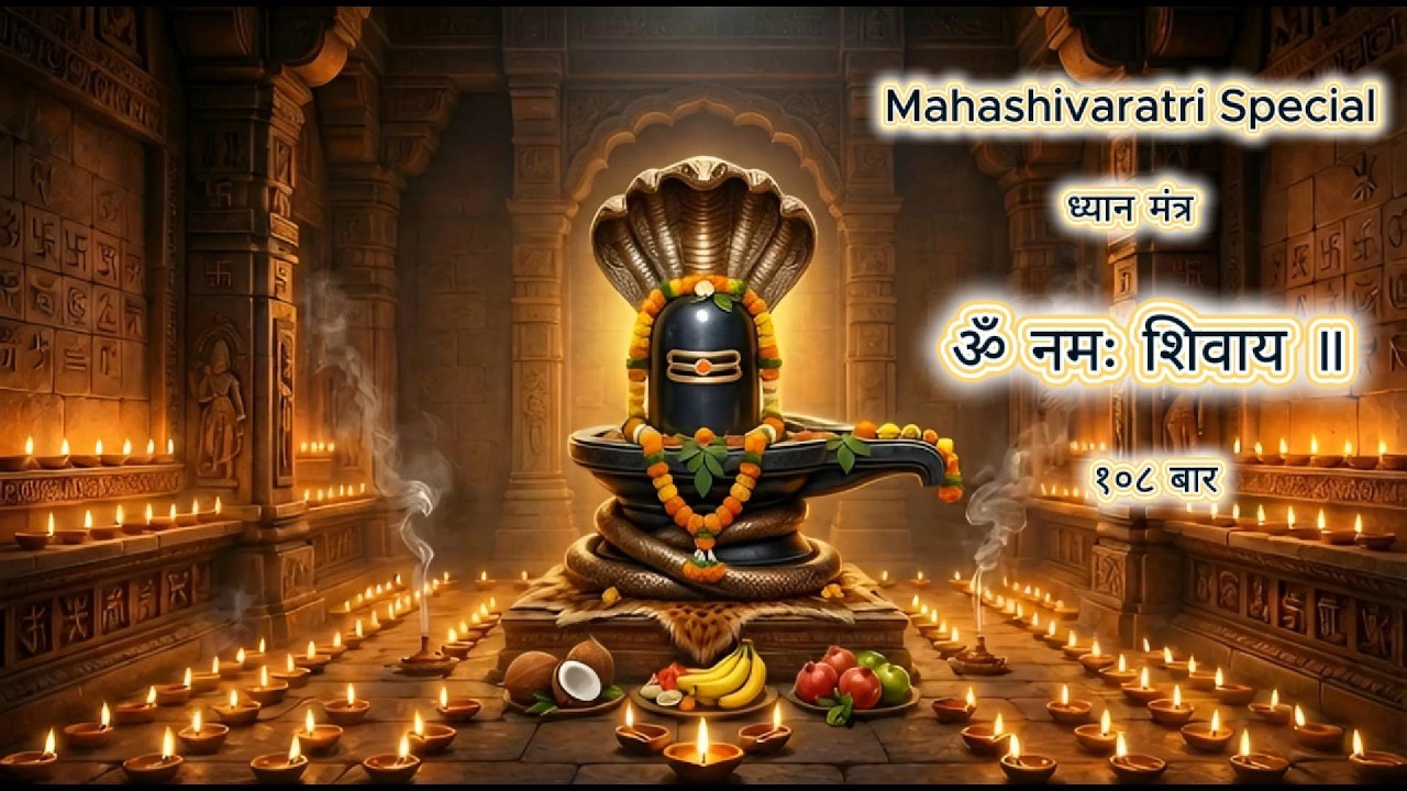 ॐ नमः शिवाय | Om Namah Shivaya 108 Times | Shiva Mantra | Shiv Bhajan | Meditation #omnamahshivaya