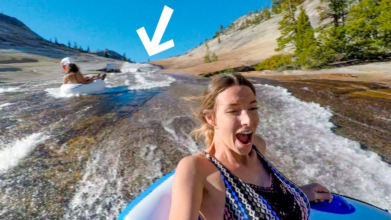 THE LONGEST NATURAL WATERSLIDE In California!!