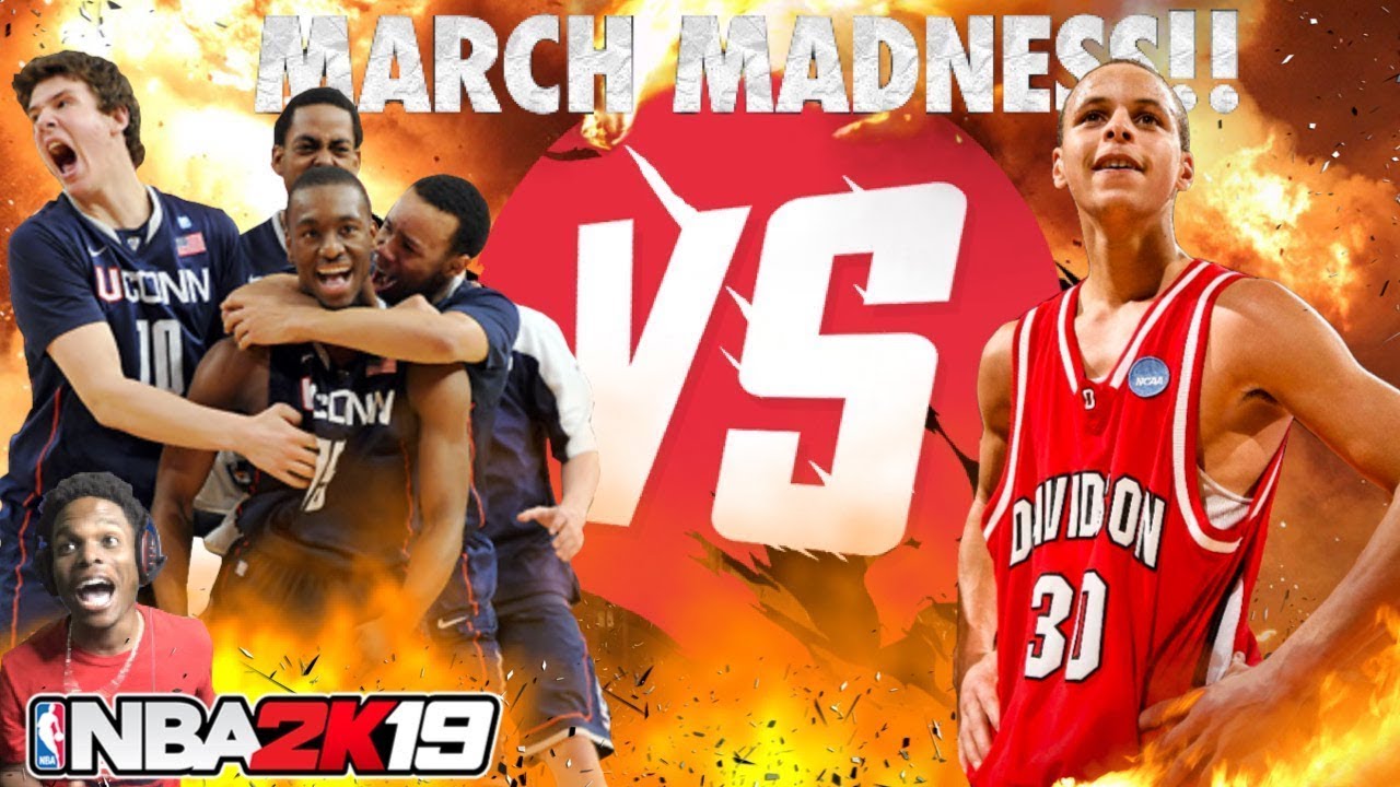 NBA 2K19 MARCH MADNESS EDITION!! KEMBA WALKER VS STEPHEN CURRY!!