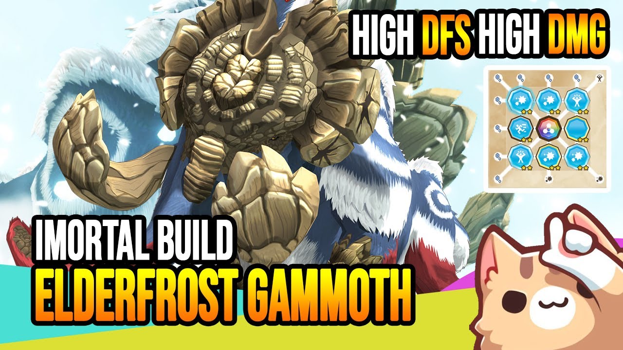 AMAZING! Elderfrost Gammoth Build Monster Hunter Stories 2 - High DFS & High Damage Mhs2