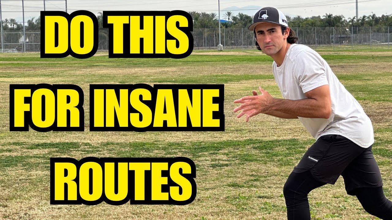 BEST WIDE RECEIVER ROUTE RUNNING DRILLS