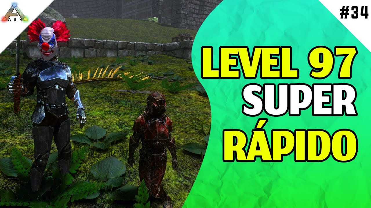 Como pegar LEVEL 97 fazendo 1 missão no ARK MOBILE | SERIE SERVIDOR PVX HARD ARK MOBILE #34