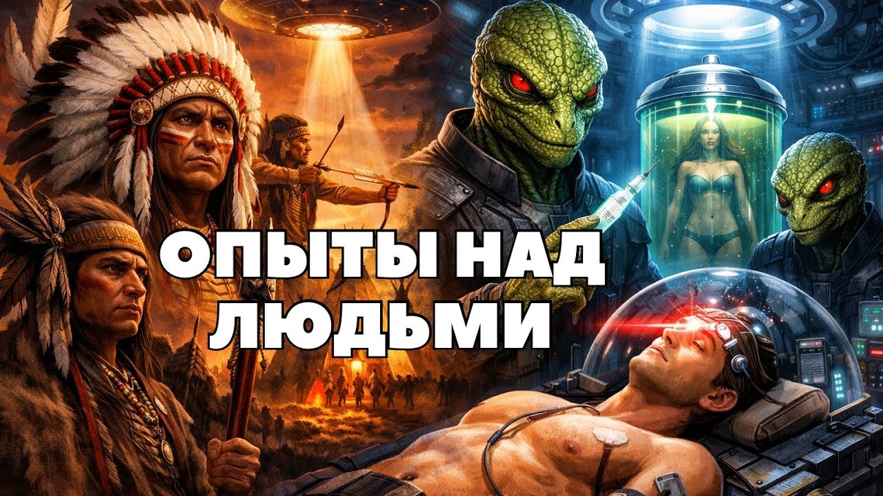 Жизнь среди индейцев и контракт с рептилоидом