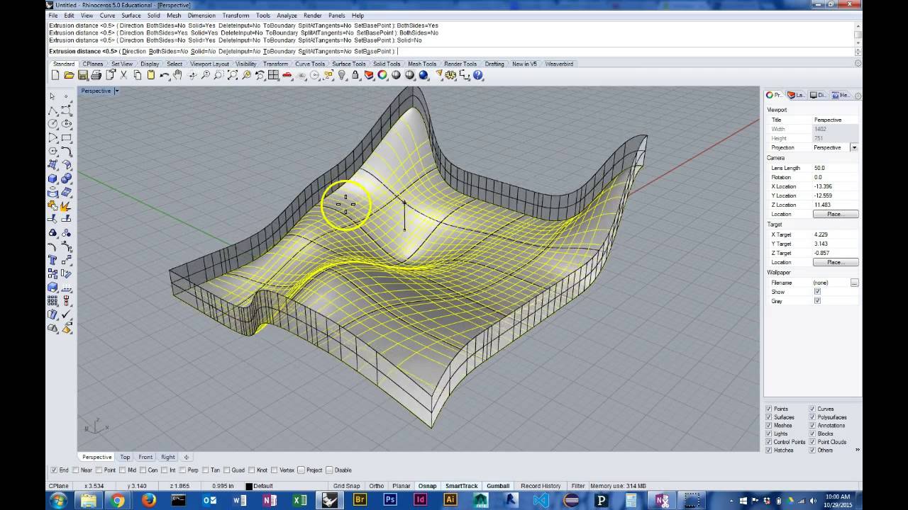 Rhino Tutorial: Adding Thickness to a Surface