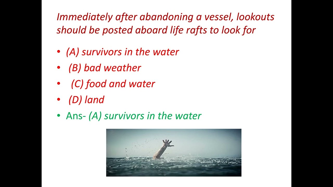FAST RESCUE EXIT EXAM QUESTION AND ANSWER SET  3 2024