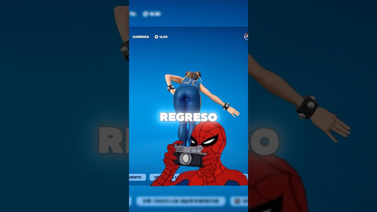 La Chun li Regres&oacute; a Fortnite 😍