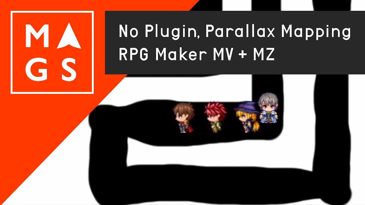 No Plugin Parallax Mapping /w Krita, RPG Maker MV + MZ