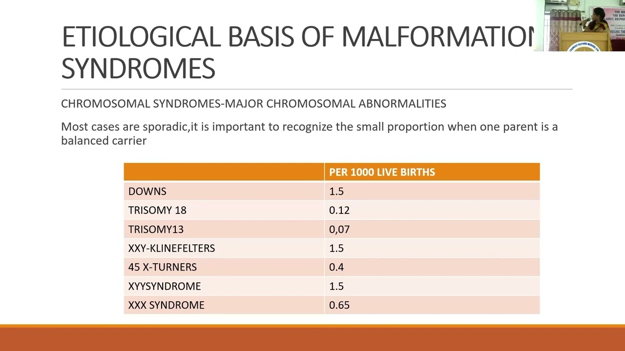 Fetal Genetics Part 1 - Biochemistry CME -Govt Kilpauk Medical College