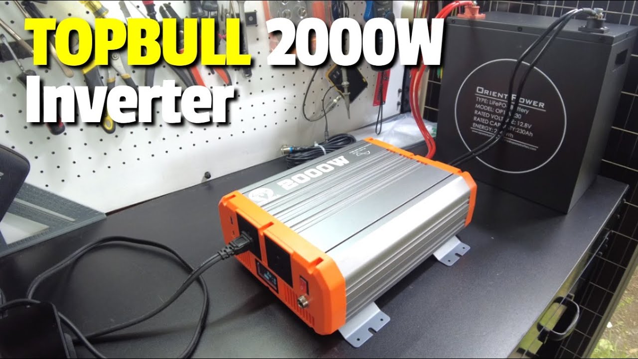 TOPBULL 12v 2000w Pure Sine Wave Inverter