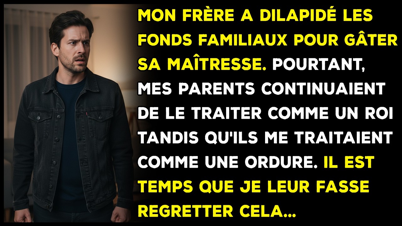 Mon frère a gaspillé l'argent familial — et restait le favori.