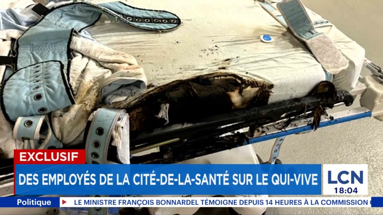 Un patient met le feu à sa civière à l'urgence d'un hôpital de Laval - reportage
