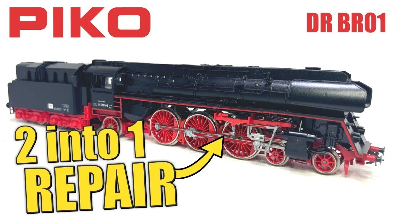 2 INTO 1 DOES GO! Piko Deutsche Reichsbahn BR01 Model Railway Review & Repair