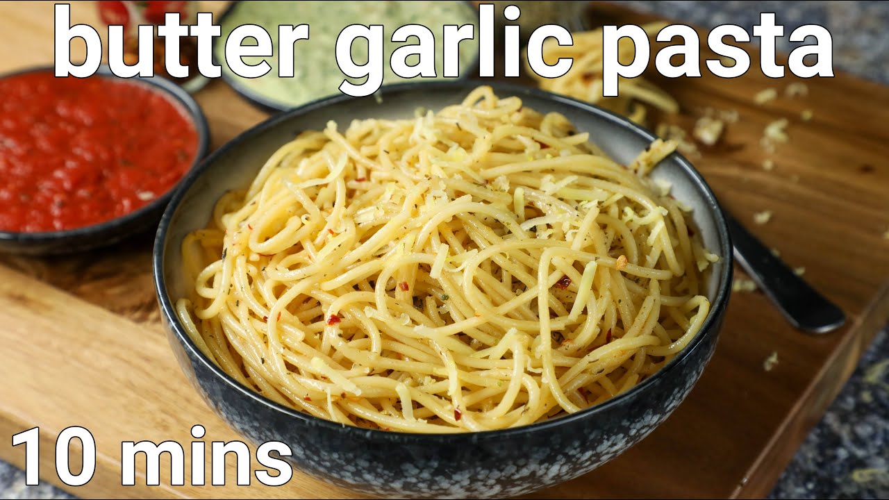 spicy butter garlic noodles pasta in 10 minutes | butter garlic spaghetti | garlic butter pasta