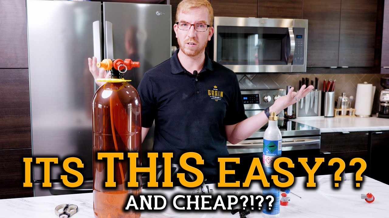 Homebrew On The Go - Build A Cheap & Portable Kegging System - Kegland PET Keg + SodaStream Bottle