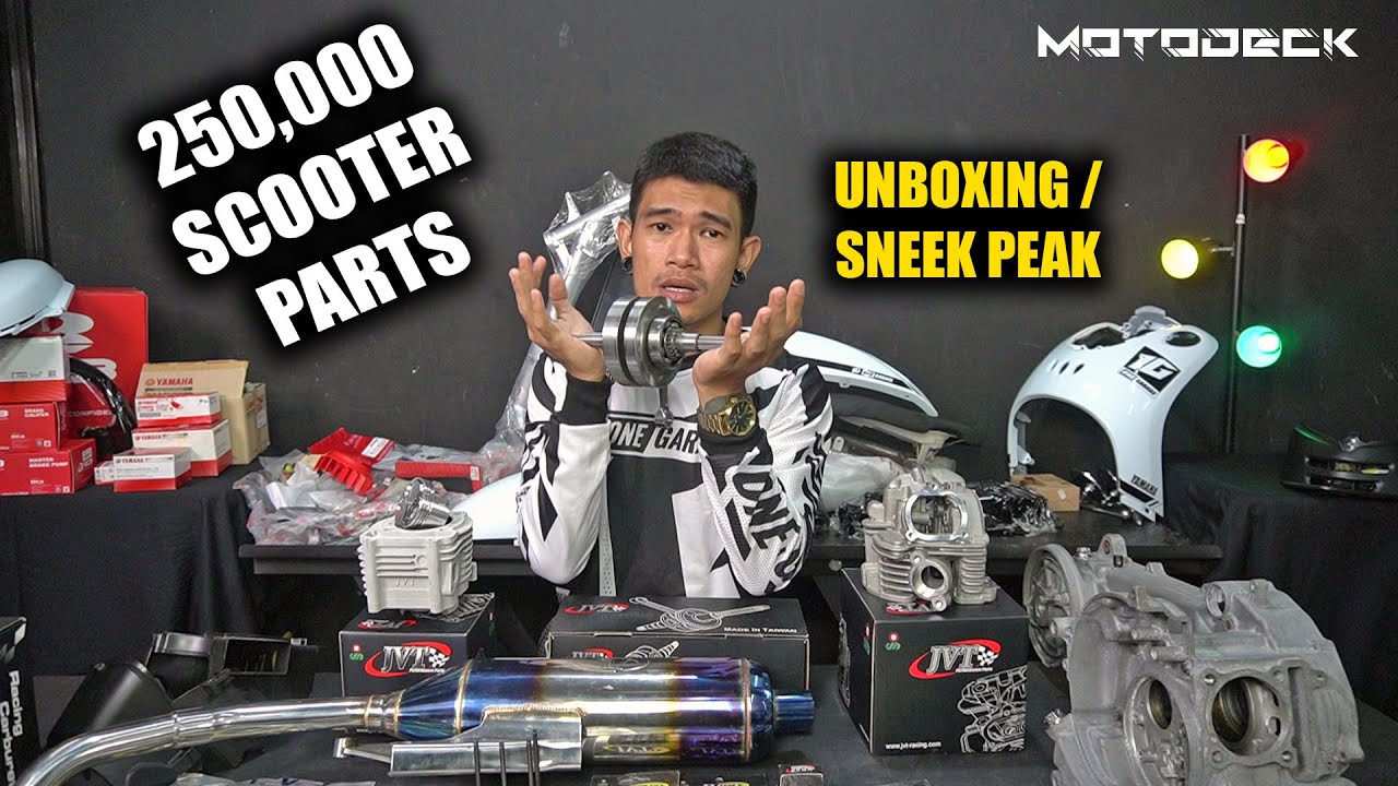 220cc SCOOTER PROJECT PARTS| MOTODECK YAMAHA FINO FULL REBUILD| 1G ONE GARAGE