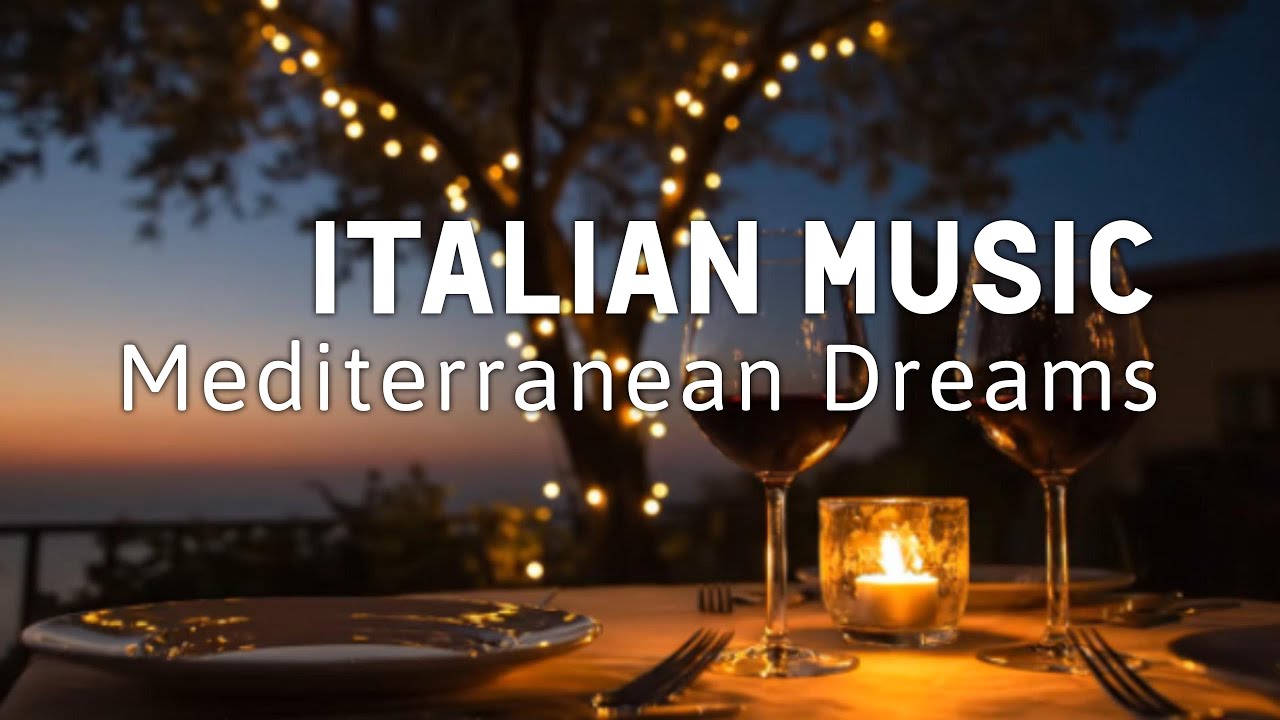 🎶 Italian Vibes & Mediterranean Music 🎶 | 2+ Hours Sunset Glow Over Amalfi Coast & Lake Como 4k