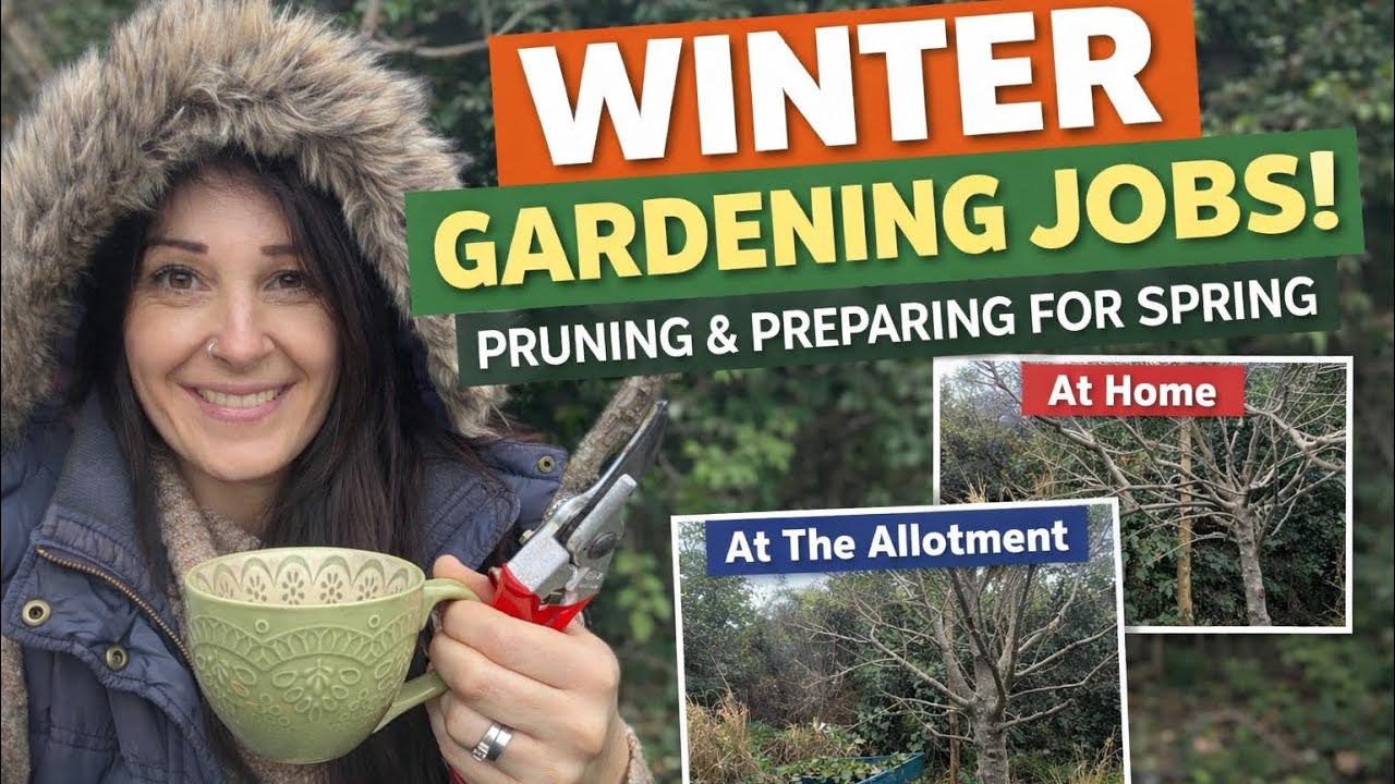 Join me to tackle my winter garden jobs! Pruning, planting and taking cuttings 🌱