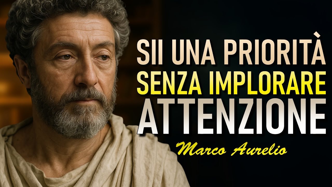Diventa una PRIORITÀ per chiunque senza ELEMOSINARE attenzione (Marco Aurelio)