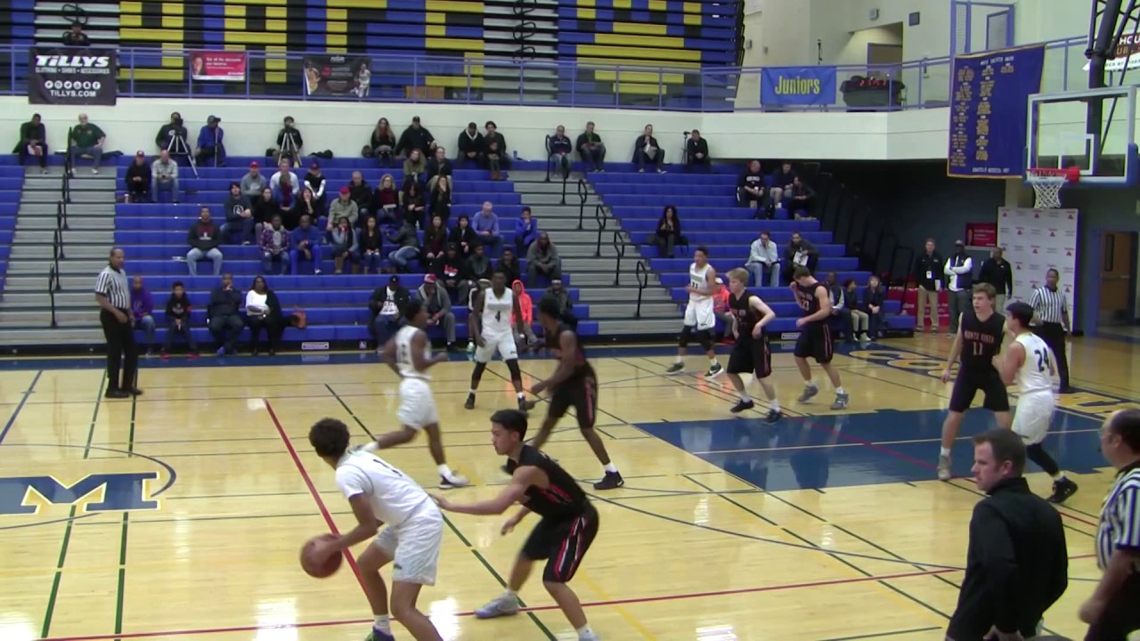 St. Patrick's vs. Monte Vista High School Boys Basketball 1st HALF 11/26/16