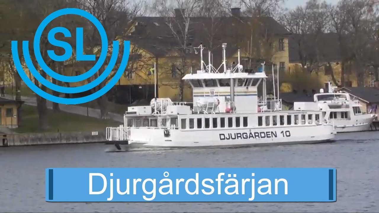 Djurgårdsfärjan - SLs Pendelbåt linje 82 i Stockholm, Sverige