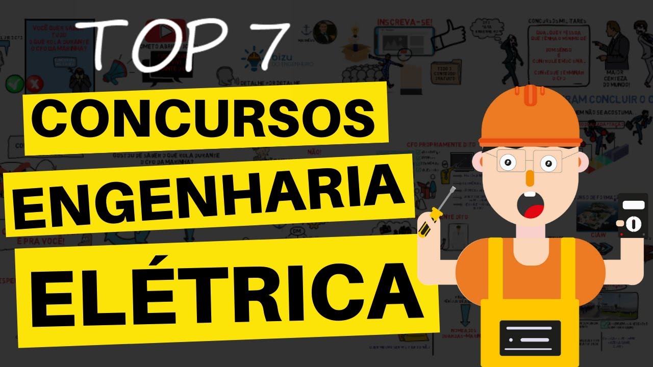 TOP 7 Concursos Para Engenharia Elétrica || Bizu do Engenheiro 👷‍♂️💡