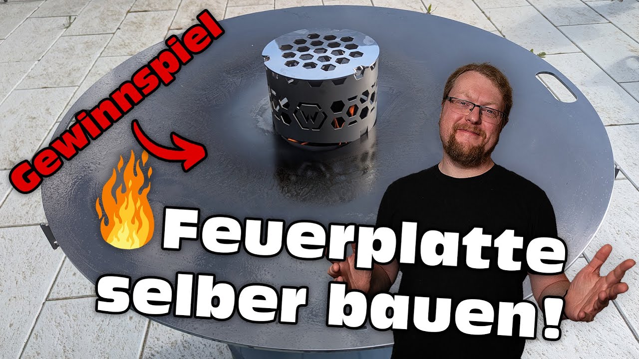 Feuerplatte 🔥 | Günstig selber bauen + Gewinnspiel