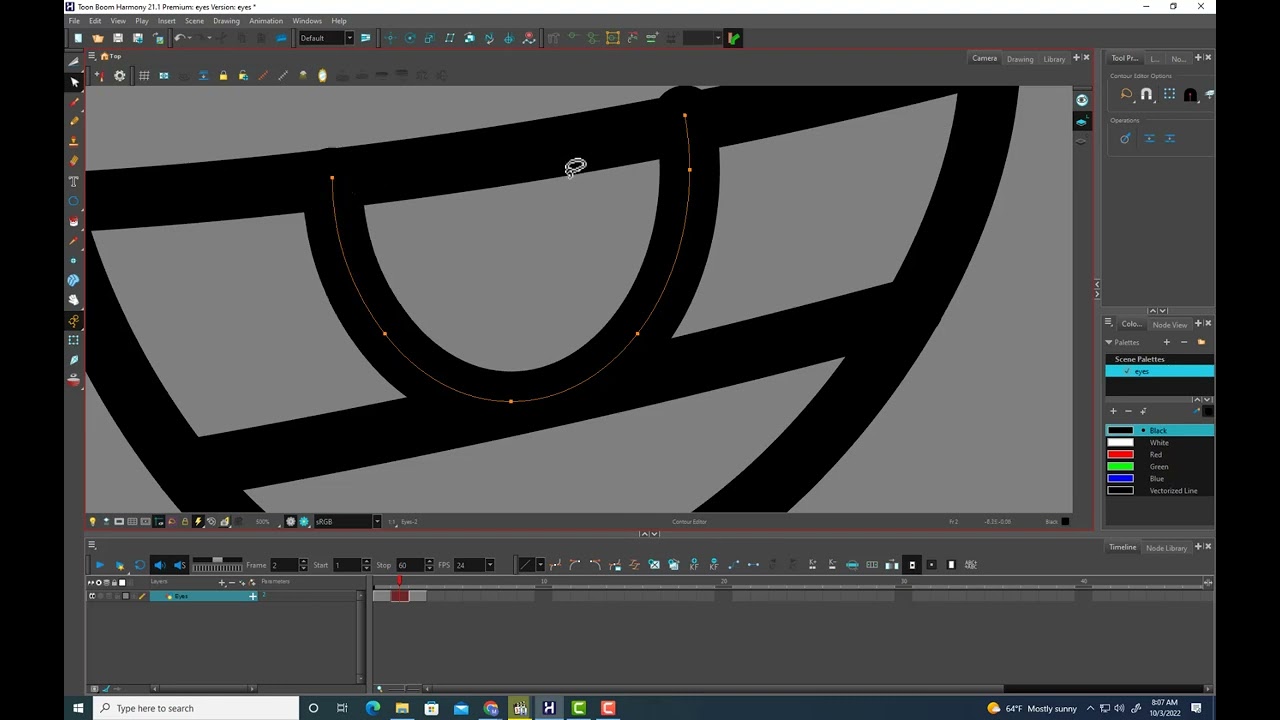 Toon Boom Harmony Drawing Substitutions Eyes