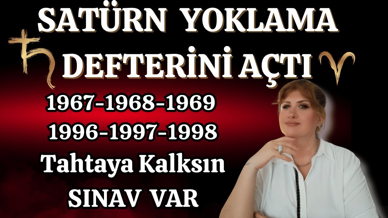 Satürn Dönüşüyle Yüzleşme Zamanı(Büyümenin Bedeli VE Satürn Sahnede!