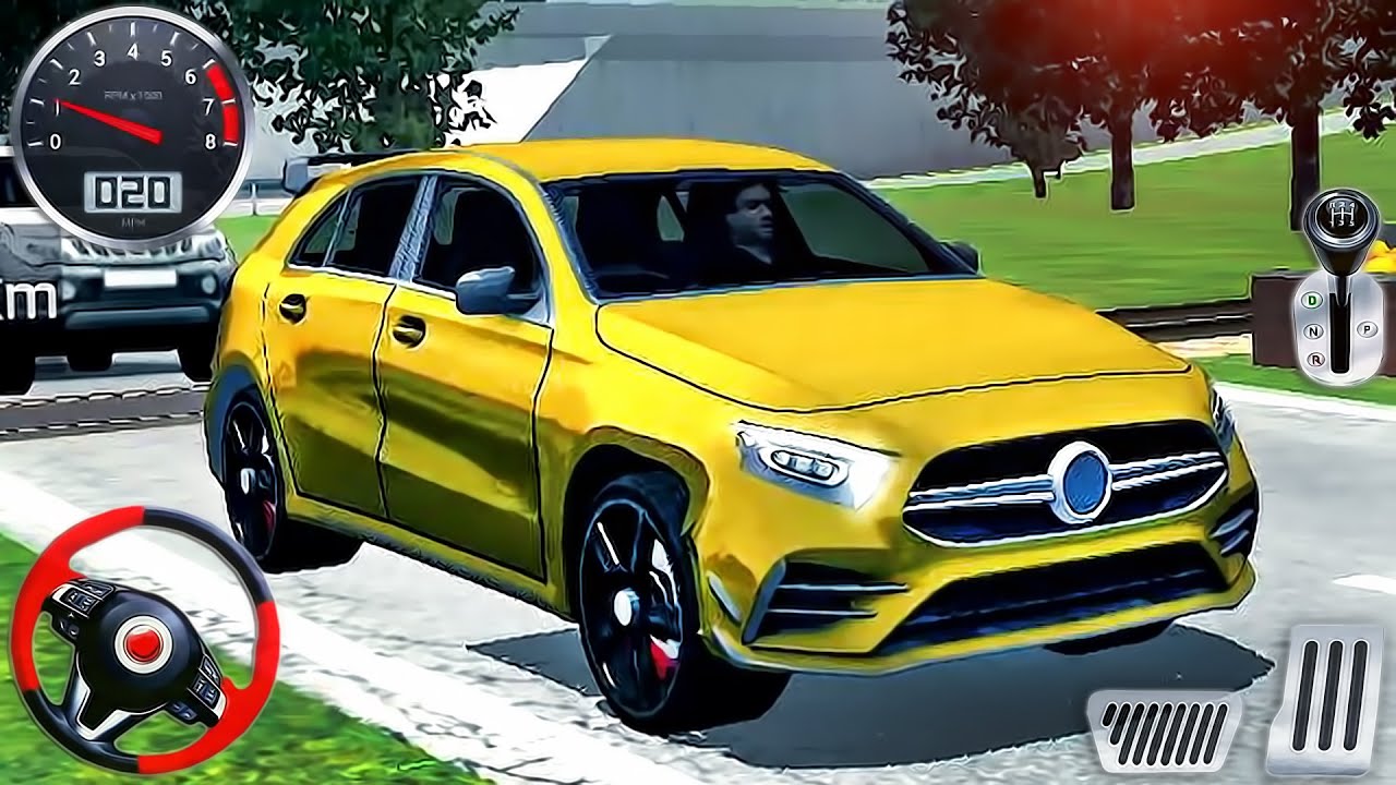 Mercedes-Benz A 200 AMG Drive - Real Driving Sim ( New Update 2023 ) - Android GamePlay #5