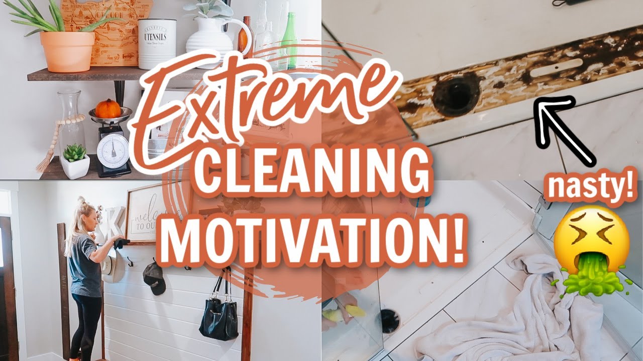 EXTREME CLEANING MOTIVATION // 2 Days Of Cleaning // NASTY BEFORE AND AFTER!