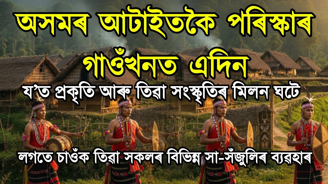 One Day in Assam’s Cleanest Village | Exploring Tiwa Culture & Tradition | Samirans vlogs