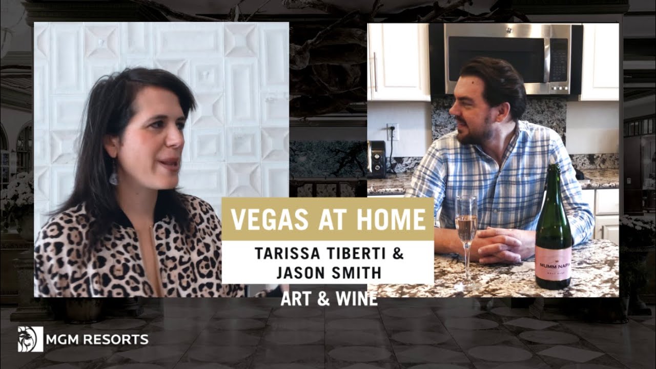 Art & Wine with Tarissa Tiberti and Jason Smith at Park MGM | #TogetherAtHome | MGM Resorts