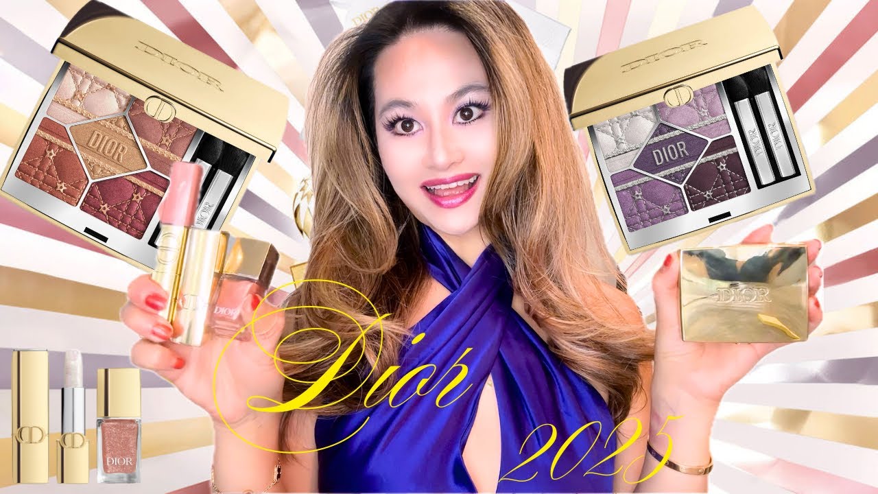 Праздничная коллекция макияжа Dior💄 |Потрясающая коллекция макияжа| Помада Crystal Rouge Dior и м...