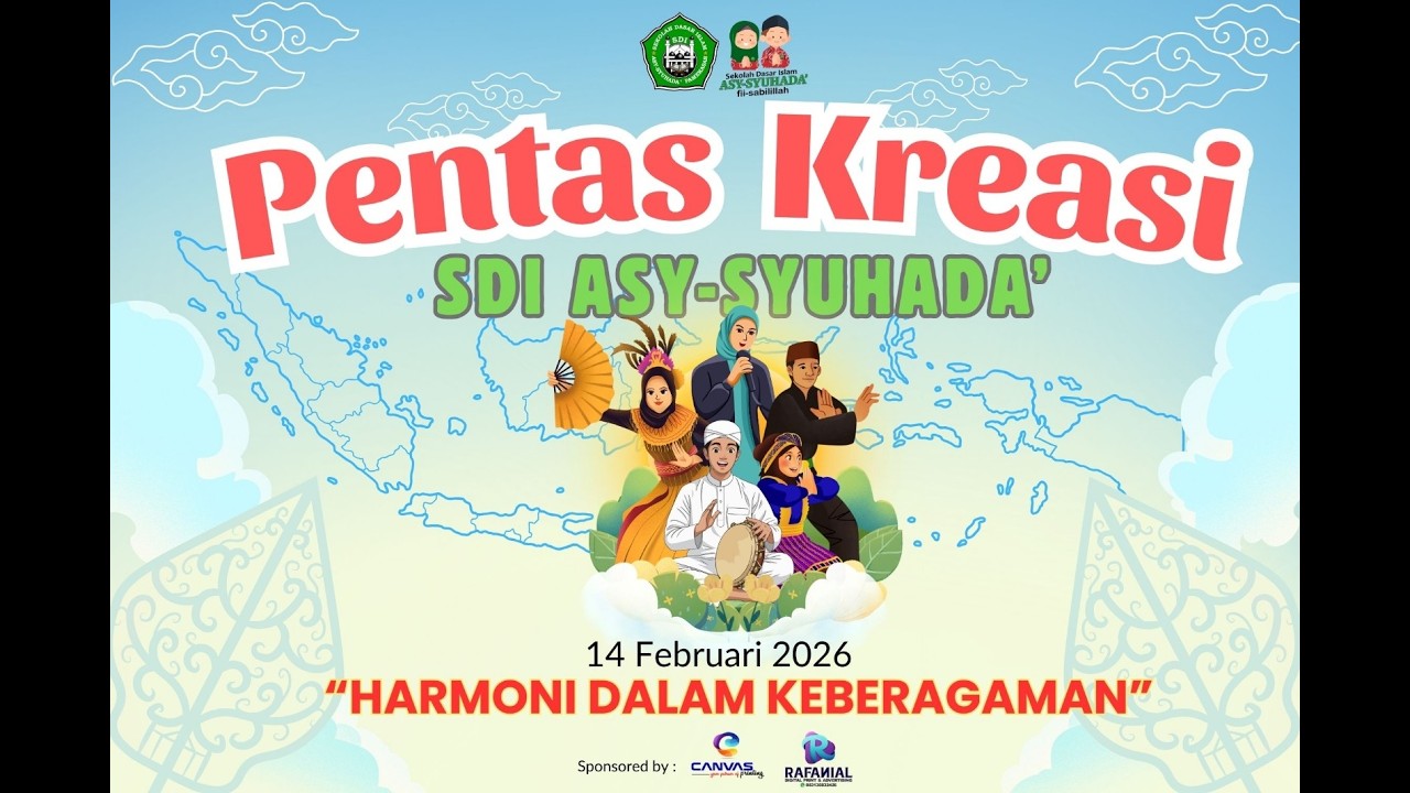 PENTAS KREASI SDI ASY-SYUHADA' DENGAN TEMA HARMONI DALAM KEBERAGAMAN PADA TANGGAL 14 FEBRUARI 2026