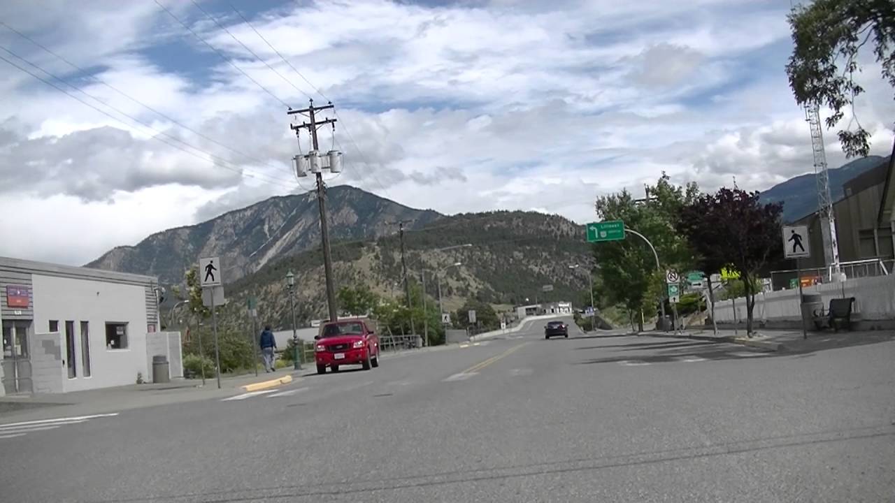 LYTTON British Columbia (BC) Canada - Driving in the Hottest Village. Fraser Canyon Region/Area