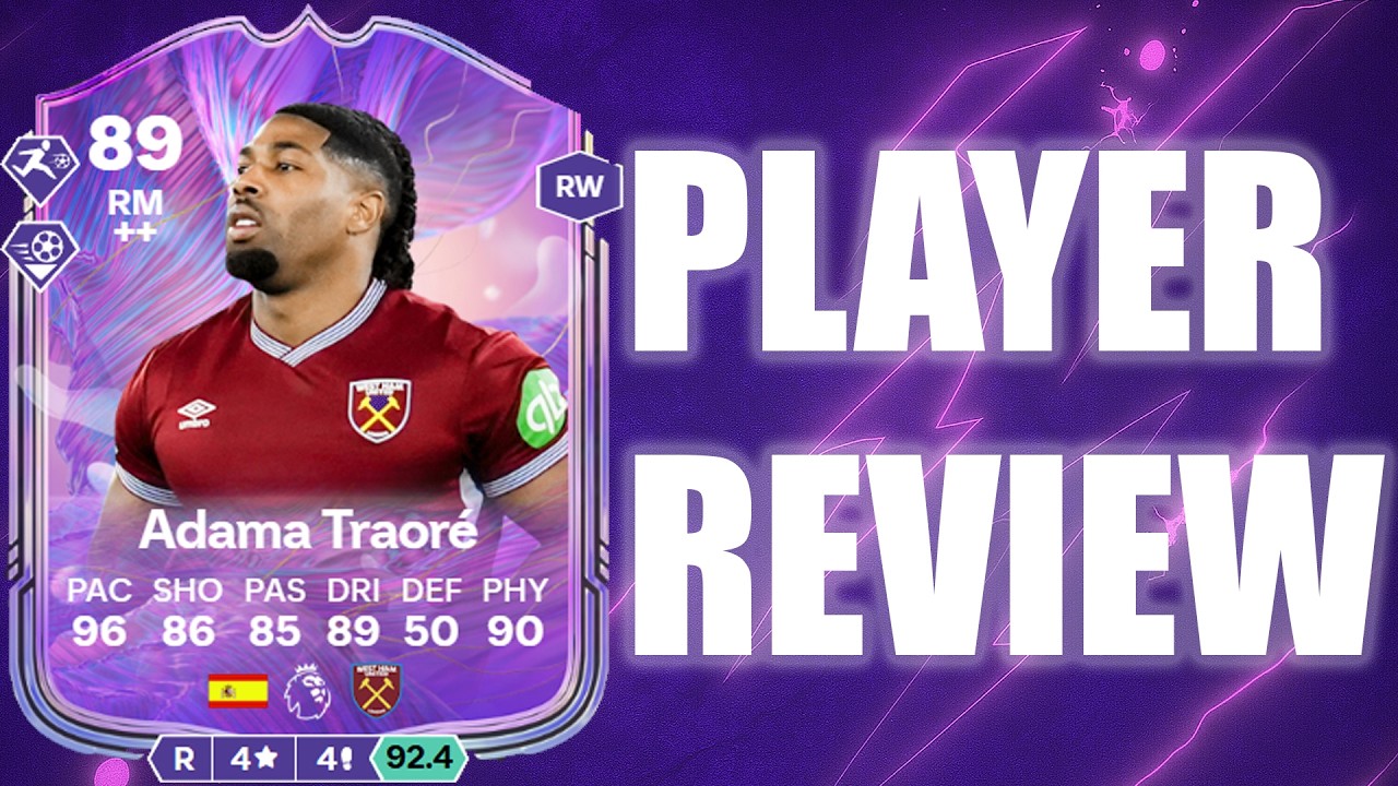 EA SPORT FC 26: ADAMA TRAORÉ 89 FANTASY FC PLAYER REVIEW