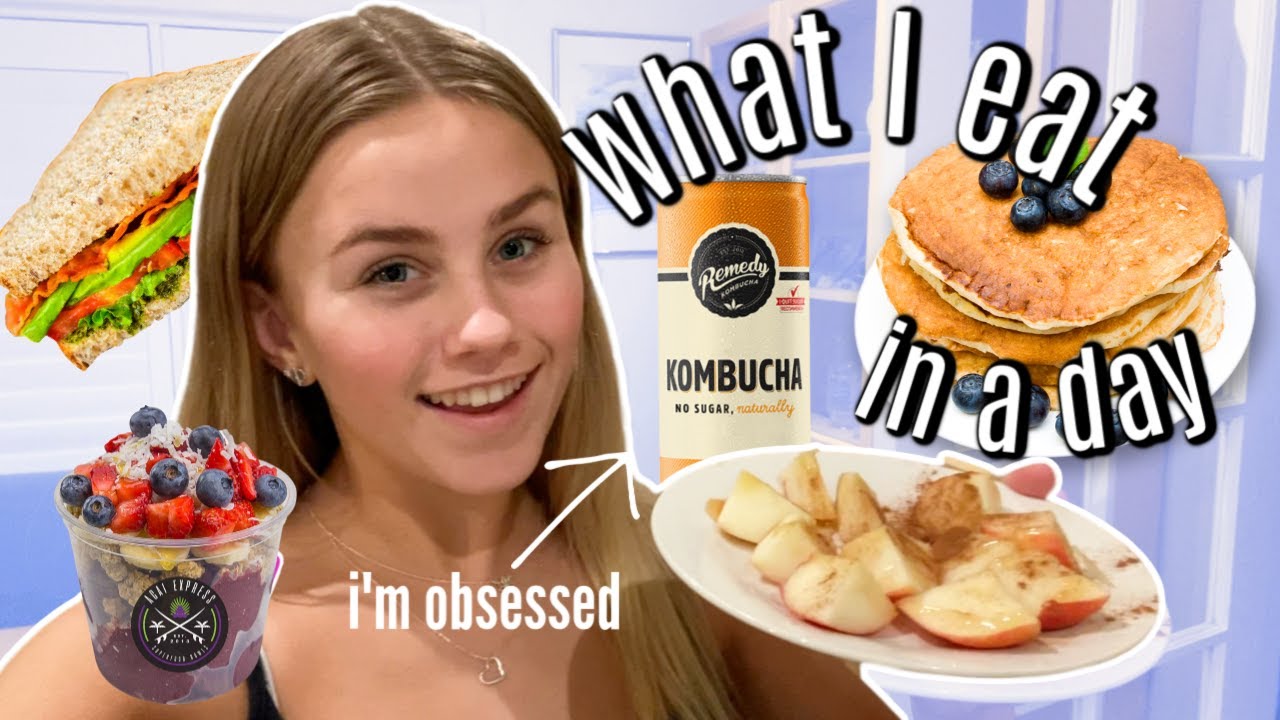 what I eat in a day - going to the beach at last!