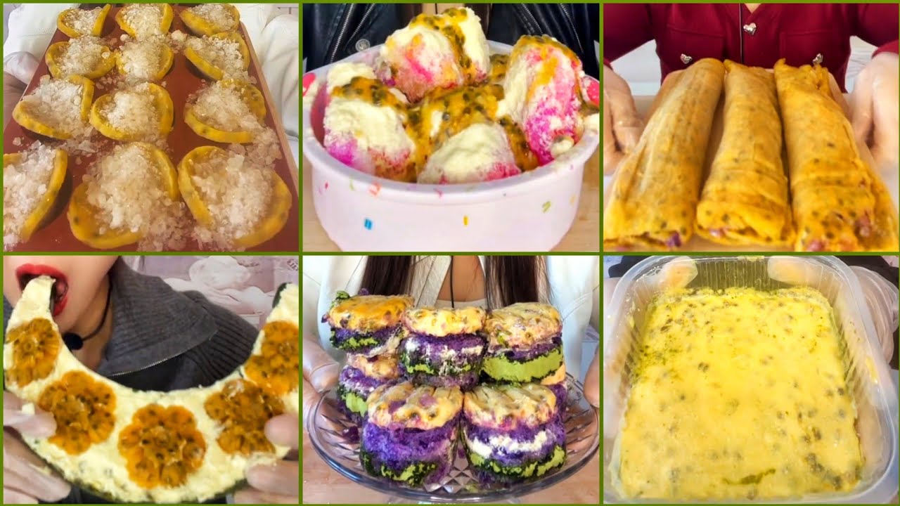 PASSION FRUIT ICE EATING ONLY BITES ICE SHOP 